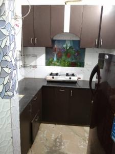 Kitchen Image of 600 Sq.ft 1 BHK Builder Floor for rent in Subhash Nagar New Delhi for Rs. 18000