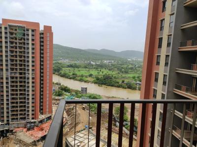 Balcony Image of 900 Sq.ft 2 BHK Apartment / Flat for rent in Shapoorji Pallonji Joyville Sensorium, Maan Pune for Rs. 26000