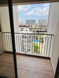 Balcony Image of 580 Sq.ft 1 BHK Apartment / Flat for rent in Mahindra Happinest Tathawade, Tathawade Pune for Rs. 19500
