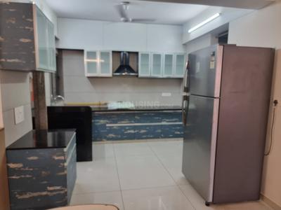 Kitchen Image of 3200 Sq.ft 4 BHK Apartment / Flat for rent in Earth Elegance, Bodakdev Ahmedabad for Rs. 100000