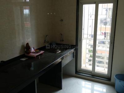 Kitchen Image of 920 Sq.ft 2 BHK Apartment / Flat for rent in Rosa Gardenia, Kasarvadavali Thane for Rs. 30000