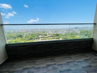 Balcony Image of 2000 Sq.ft 4 BHK Apartment / Flat for rent in Venkatesh Skydale, Hingne Khurd Pune for Rs. 75000