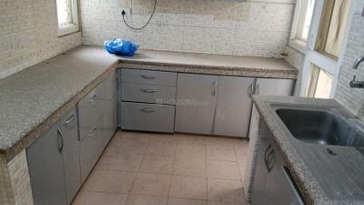 Kitchen Image of 1560 Sq.ft 3 BHK Apartment / Flat for rent in Vrindavan Yojana Lucknow for Rs. 25000