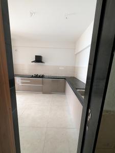 Kitchen Image of 1900 Sq.ft 3 BHK Apartment / Flat for rent in Gera World Of Joy, Upper Kharadi Pune for Rs. 64000