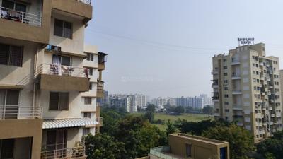 Bedroom Image of 900 Sq.ft 2 BHK Apartment / Flat for rent in Nayan Mountscape, Pisoli Pune for Rs. 15000