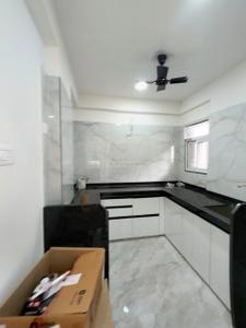 Kitchen Image of 1100 Sq.ft 3 BHK Apartment / Flat for rent in Dhuni Orbit Apartment, Jaitala Nagpur for Rs. 25000