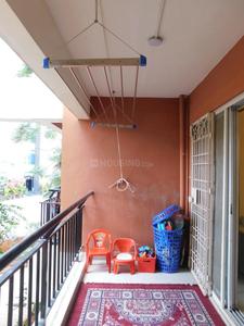 Balcony Image of 1256 Sq.ft 2 BHK Apartment / Flat for rent in J R Makwoods Apartment, GB Palya Bengaluru for Rs. 55000