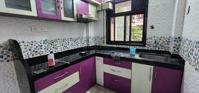 Kitchen Image of 550 Sq.ft 1 BHK Apartment / Flat for rent in Implosion CHS, Chedda Nagar Mumbai for Rs. 40000
