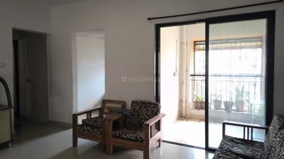 Living Room Image of 620 Sq.ft 1 BHK Apartment / Flat for rent in DSK Meghmalhar, Dhayari Pune for Rs. 14000