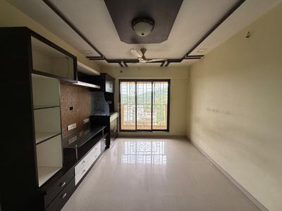 Living Room Image of 550 Sq.ft 1 BHK Apartment / Flat for rent in Cosmos Jewels, Kasarvadavali Thane for Rs. 25000