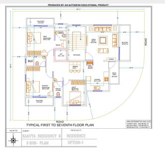 Image of 1750 Sq.ft 3 BHK Apartment / Flat for sale in Manish Nagar, Nagpur for Rs. 9500000