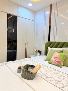 Bedroom Image of 1300 Sq.ft 3 BHK Apartment / Flat for sale in Shivalik Green View, Shantigram Ahmedabad for Rs. 24100000