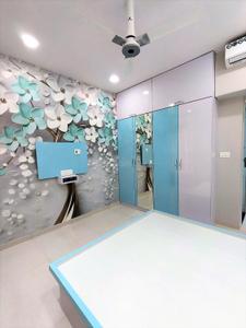 Bedroom Image of 620 Sq.ft 2 BHK Apartment / Flat for rent in Rustomjee Azziano, Thane West Thane for Rs. 45000