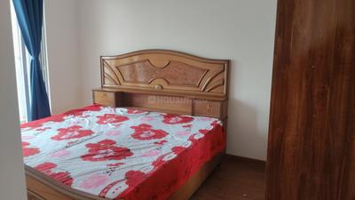 Bedroom Image of 840 Sq.ft 2 BHK Apartment / Flat for rent in Geras Planet Of Joy, Upper Kharadi Pune for Rs. 30000