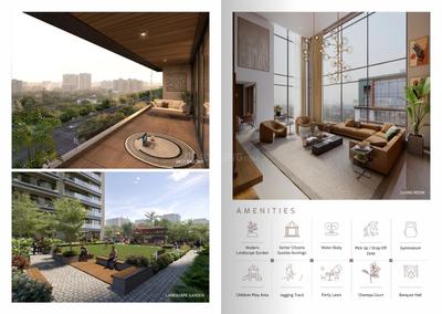 Balcony Image of 2540 Sq.ft 3 BHK Apartment / Flat for sale in Pal Surat for Rs. 12118340