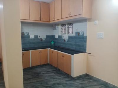 Kitchen Image of 1100 Sq.ft 2 BHK Builder Floor for rent in Mathikere Bengaluru for Rs. 27000