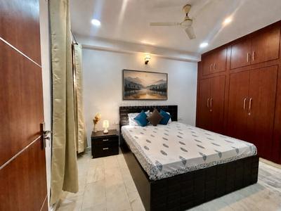 Bedroom Image of 1800 Sq.ft 3 BHK Apartment / Flat for rent in Raja Park Jaipur for Rs. 32000