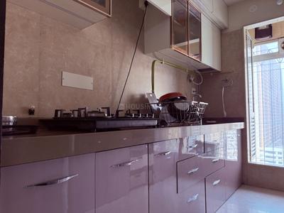 Kitchen Image of 900 Sq.ft 2 BHK Apartment / Flat for rent in Dosti West County, Thane West Thane for Rs. 35000