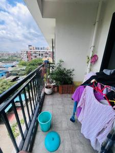 Balcony Image of 1300 Sq.ft 3 BHK Apartment / Flat for rent in Krishna Lotus Court, Kharadi Pune for Rs. 45000