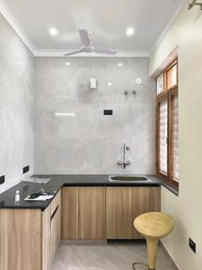 Kitchen Image of 1000 Sq.ft 1 RK Independent House for rent in HUDA Plot Sector 42, Sector 42 Gurgaon for Rs. 27000