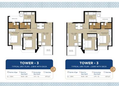 Image of 1400 Sq.ft 3 BHK Apartment / Flat for sale in 71 Midtown, Chembur, Mumbai for Rs. 36000000
