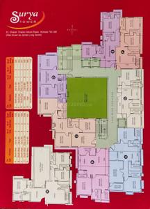 Image of 816 Sq.ft 2 BHK Apartment / Flat for sale in Builder Surya Tower, Purba Barisha, Kolkata for Rs. 5500000