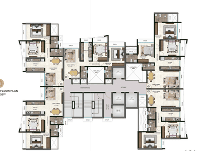 Image of 1221 Sq.ft 2 BHK Apartment / Flat for sale in Tricity Aspire, Kharghar, Navi Mumbai for Rs. 14600000