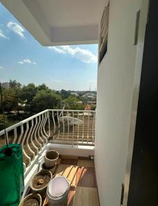 Balcony Image of 1250 Sq.ft 3 BHK Apartment / Flat for rent in Agrawal Sagar Landmark, Ayodhya Bypass Bhopal for Rs. 18000