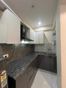 Kitchen Image of 560 Sq.ft 1 BHK Builder Floor for rent in Sector 43 Gurgaon for Rs. 34000