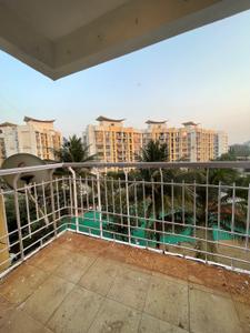 Balcony Image of 990 Sq.ft 2 BHK Apartment / Flat for sale in Rajhans Kshitij - Arum, Vasai West Vasai for Rs. 8500000