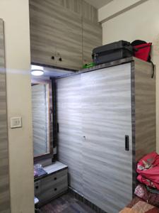 Bedroom Image of 550 Sq.ft 1.5 BHK Builder Floor for rent in Tilak Nagar Indore for Rs. 22000