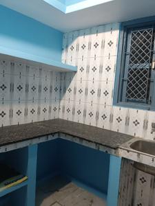 Kitchen Image of 450 Sq.ft 1 BHK Builder Floor for rent in Gomti Nagar Lucknow for Rs. 9000