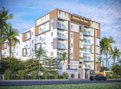 Image of 1640 Sq.ft 3 BHK Apartment / Flat for sale in Chandanagar, Hyderabad for Rs. 9512000