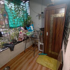 Balcony Image of 640 Sq.ft 1 BHK Apartment / Flat for rent in Ambegaon Budruk Pune for Rs. 16000