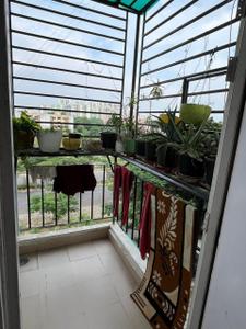 Balcony Image of 960 Sq.ft 2 BHK Apartment / Flat for rent in Gomti Nagar Extension Lucknow for Rs. 25000