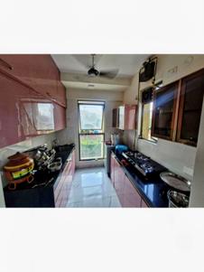 Kitchen Image of 550 Sq.ft 1 BHK Apartment / Flat for rent in Raymond Realty Ten X Habitat, Thane West Thane for Rs. 37000