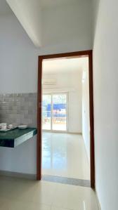 Kitchen Image of 750 Sq.ft 3 BHK Apartment / Flat for sale in Shyam Nagar Palwal for Rs. 4100000