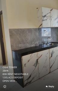 Kitchen Image of 750 Sq.ft 2 BHK Apartment / Flat for rent in Sahyog Oshi, Jogeshwari West Mumbai for Rs. 60000
