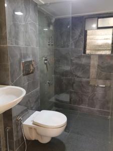 Common Bathroom Image of 749 Sq.ft 2 BHK Apartment / Flat for rent in Kalptaru Srishti Namah, Mira Road East Mira Bhayandar for Rs. 37500