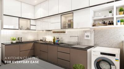 Kitchen Image of 1079 Sq.ft 2 BHK Apartment / Flat for sale in Crestline Shreshth, Kiwale Pune for Rs. 6500000