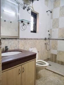 Common Bathroom One Image of 1100 Sq.ft 3 BHK Apartment / Flat for sale in Munirka New Delhi for Rs. 26000000