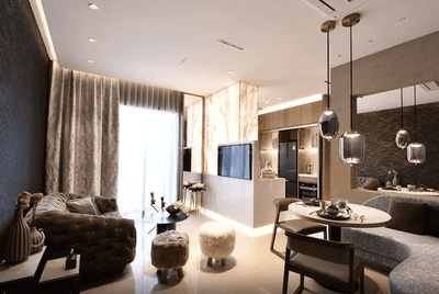 Living Room Image of 1070 Sq.ft 2 BHK Apartment / Flat for sale in Arihant Aspire, Panvel Navi Mumbai for Rs. 8800000