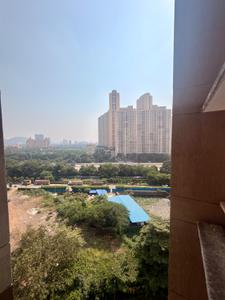 Balcony Image of 450 Sq.ft 1 BHK Apartment / Flat for rent in Crown Lodha Quality Home Tower 2, Thane West Thane for Rs. 33000
