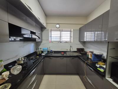 Kitchen Image of 1500 Sq.ft 3 BHK Apartment / Flat for rent in Brookefield Bengaluru for Rs. 58000