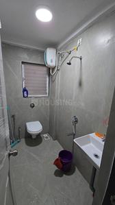 Bathroom Image of 600 Sq.ft 1 RK Independent House for rent in Wadgaon Sheri Pune for Rs. 22000