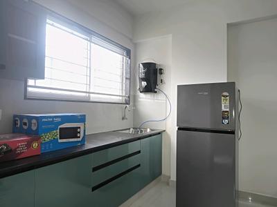 Kitchen Image of 600 Sq.ft 1 BHK Apartment / Flat for rent in Brookefield Bengaluru for Rs. 35000