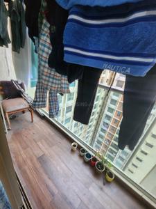 Balcony Image of 1000 Sq.ft 2 BHK Apartment / Flat for rent in Sheth VASANTOASIS BLOSSOM BLDG 20 WING A AND WING B, Andheri East Mumbai for Rs. 85000