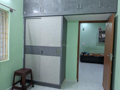 Bedroom Image of 600 Sq.ft 2 BHK Builder Floor for rent in K R Puram Bengaluru for Rs. 16000