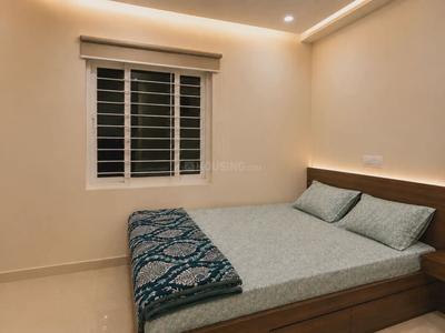 Bedroom Image of 800 Sq.ft 1 BHK Apartment / Flat for rent in Kondapur Hyderabad for Rs. 22000