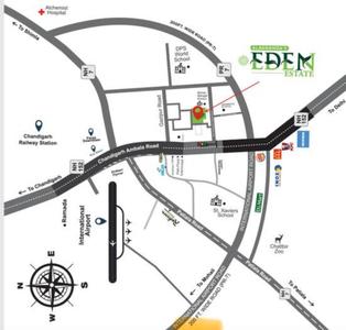 Image of 900 Sq.ft Residential Plot / Land for sale in Alaknanda Maxxus Eden Estate, Utrathiya, Zirakpur for Rs. 6500000